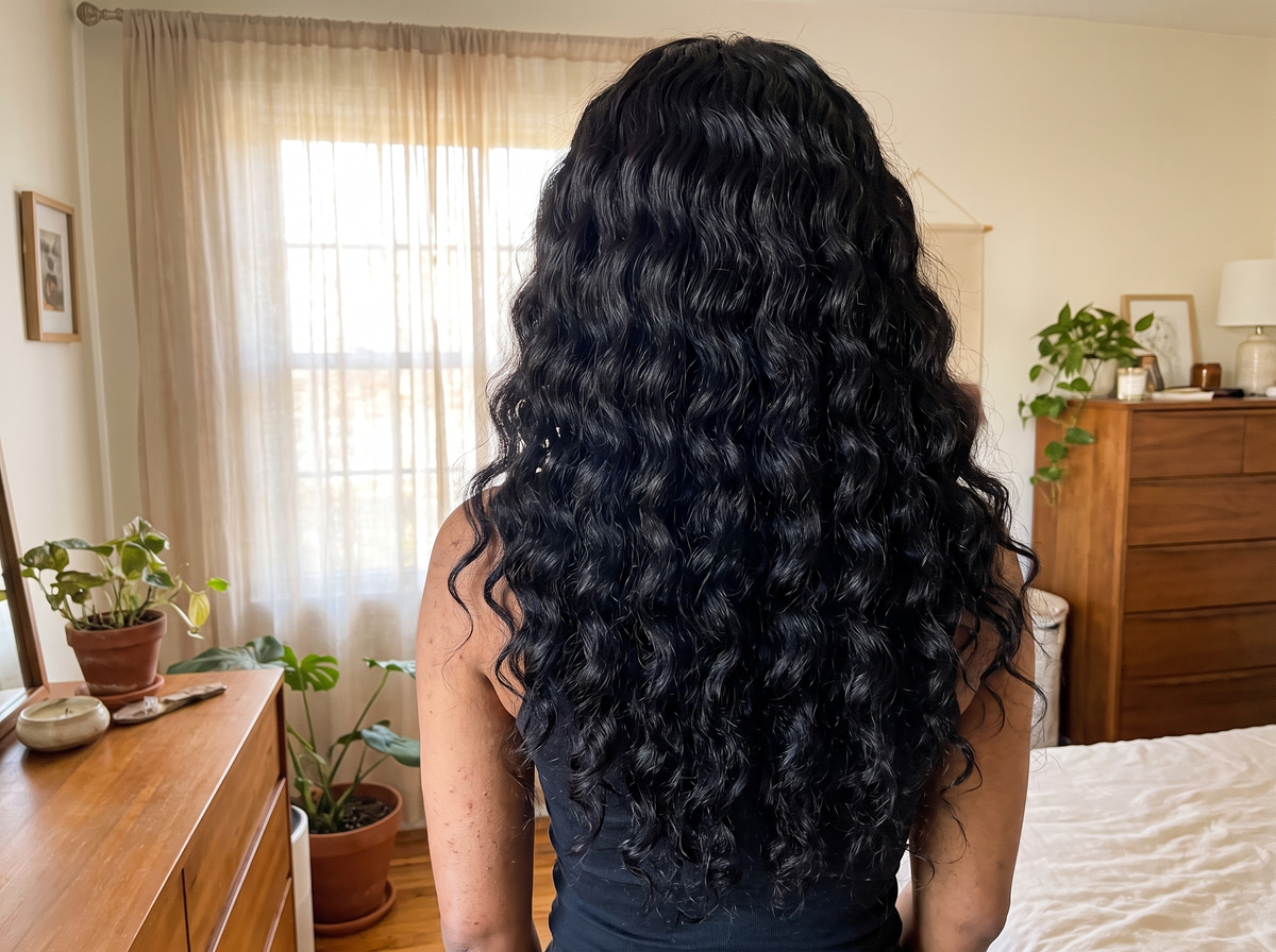 Deep Wave Bulk Human Hair for Braiding
