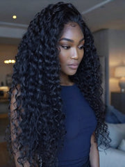 Deep Curly Seamless Clip-in Human Hair Extensions